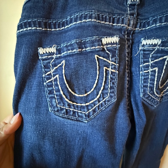 True Religion Billie Low Rise Straight Leg Jeans Dark Wash Women’s Size 29 - Picture 6 of 8